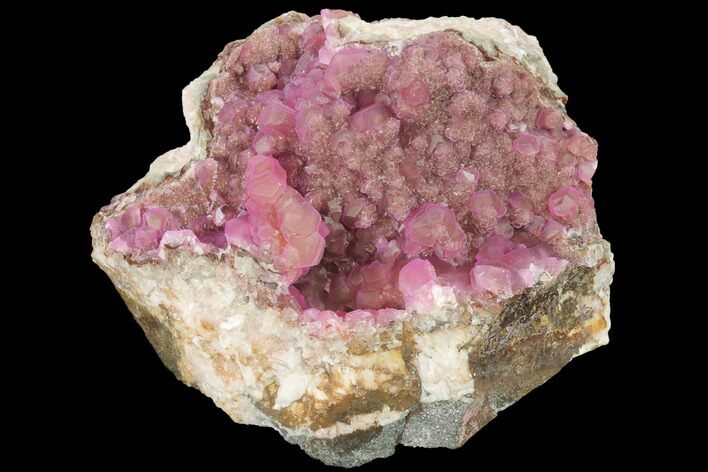 Cobaltoan Calcite Crystal Cluster - Bou Azzer, Morocco #133212